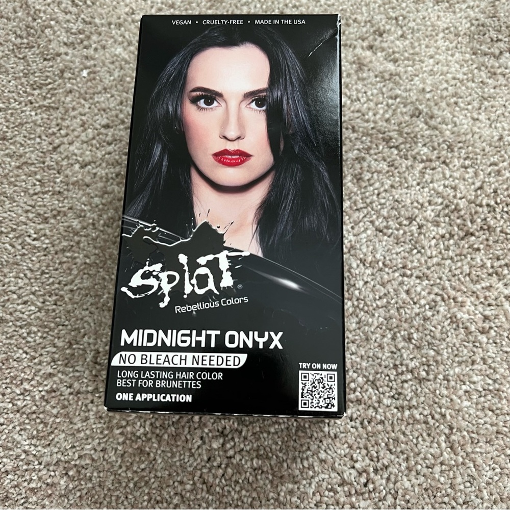 Splat Rebellious Hair Color - Midnight Onyx